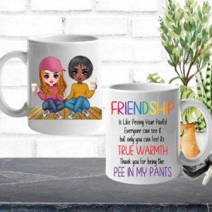 Friendship Is Like Peeing Your Pants Mug Mockup