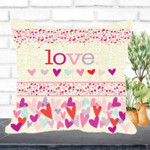 Love Petals Pillow Case Mockup